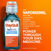 Vicks DayQuil and NyQuil Severe Cold and Flu Liquid, Cold Medicine for Adults, VapoCool 2x12 Fl oz